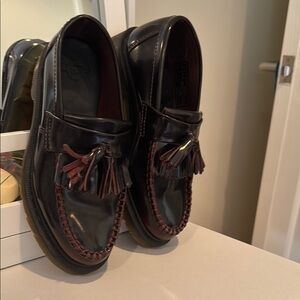 Doc Martin Maroon Patton Leather Adrian Loafer with Tassels